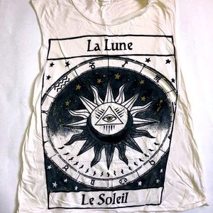 Title Unknown Le Soleil La Lune Tank Top